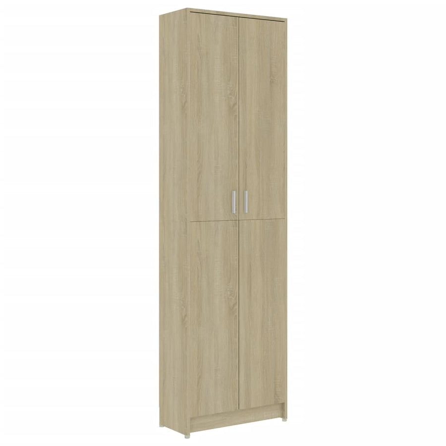 Gangkast 55x25x189 cm bewerkt hout sonoma eikenkleurig