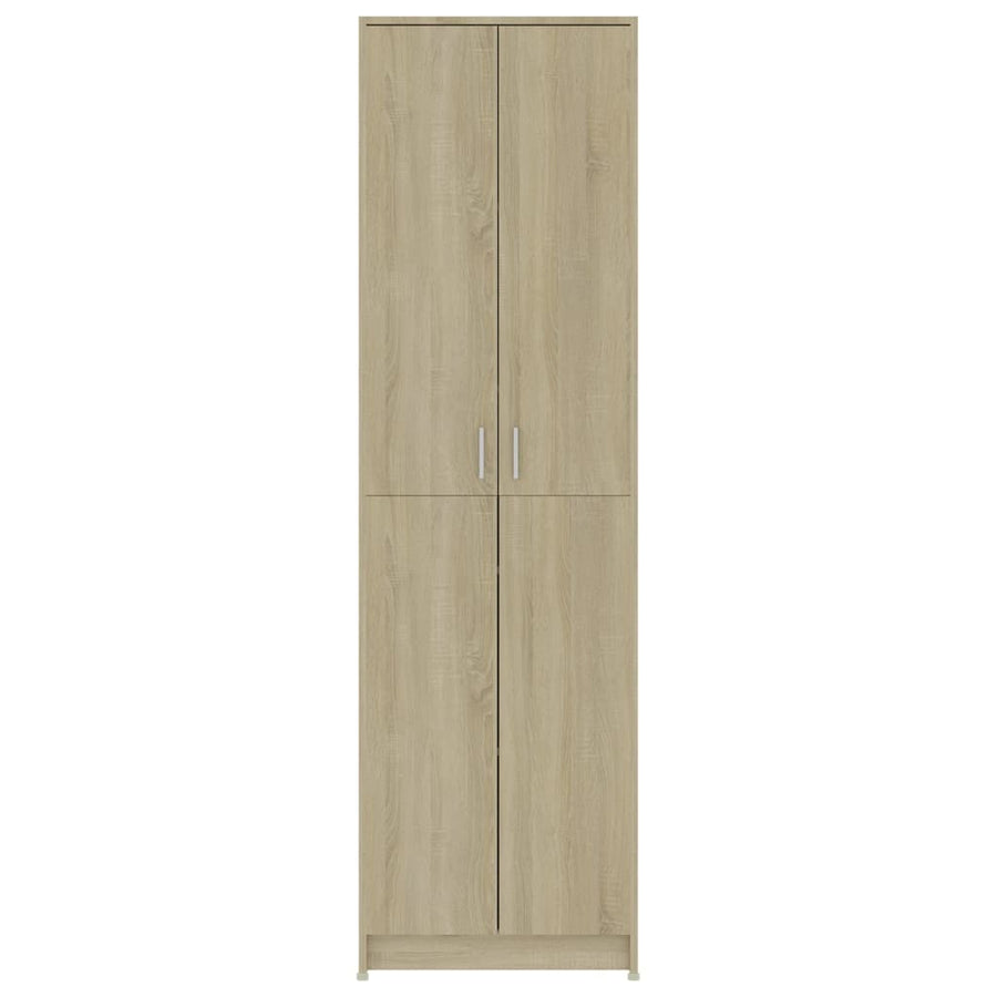 Gangkast 55x25x189 cm bewerkt hout sonoma eikenkleurig