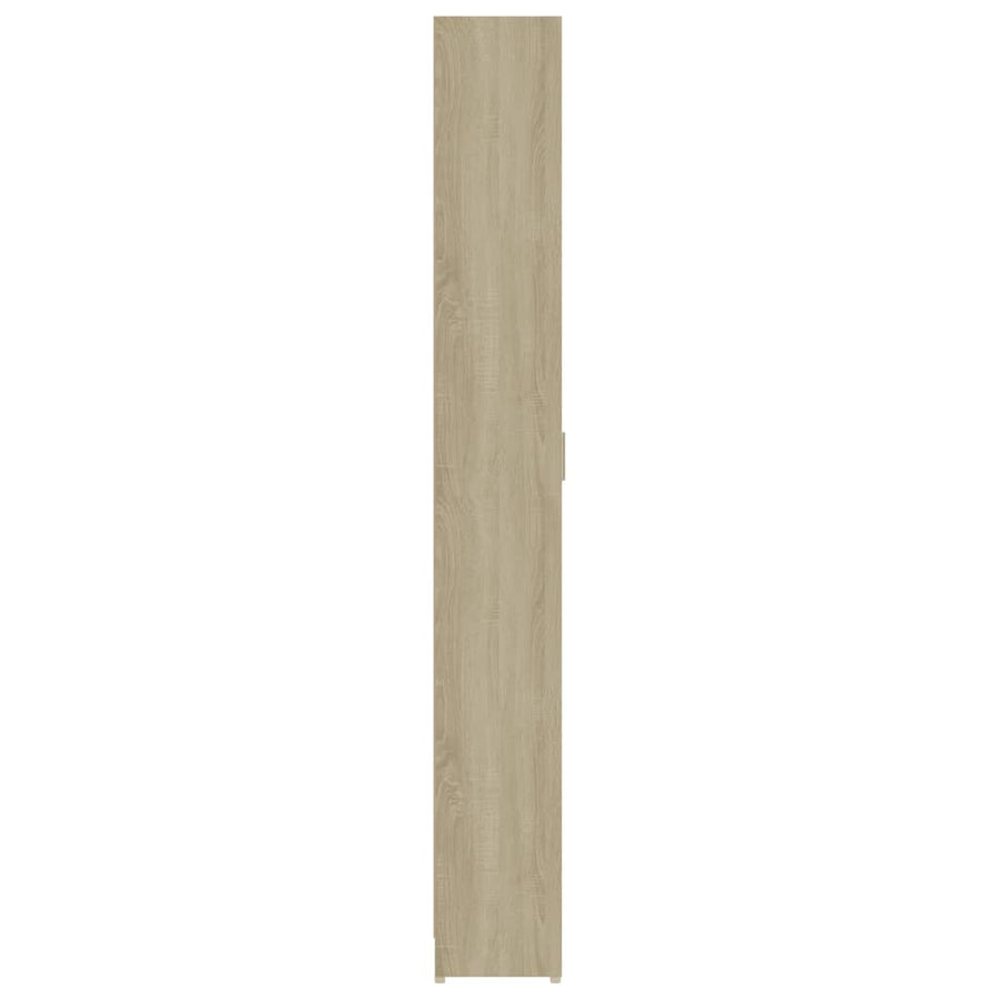 Gangkast 55x25x189 cm bewerkt hout sonoma eikenkleurig
