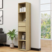Boekenkast 36x30x171 cm spaanplaat sonoma eiken