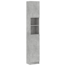 Badkamerkast 32X25,5X90 Cm Spaanplaat Betongrijs