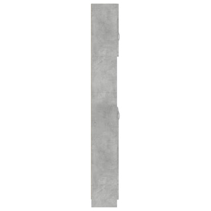Badkamerkast 32X25,5X90 Cm Spaanplaat Betongrijs