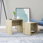 Coffee table set 48x30x45 cm engineered wood sonoma oak effect