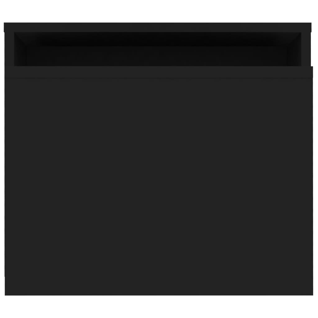 Salontafelset 00X48X40 Cm Spaanplaat Zwart