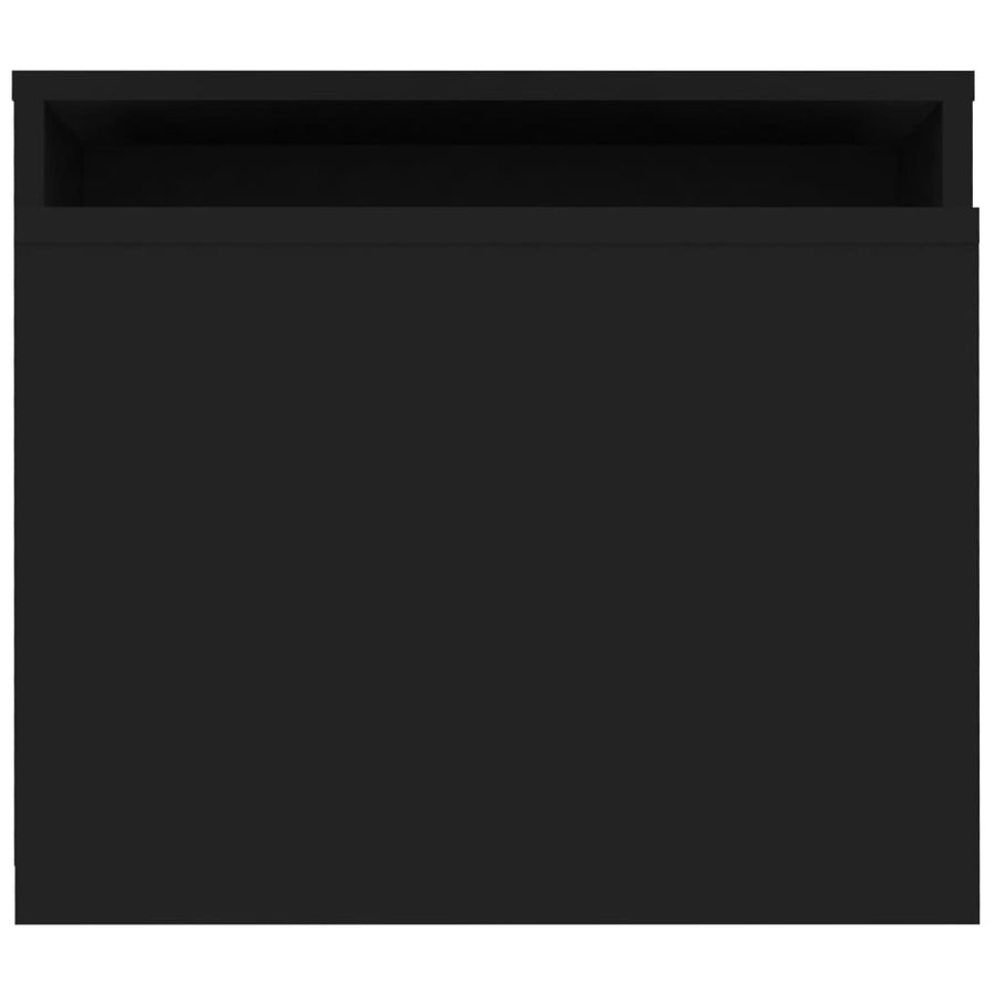 Salontafelset 00X48X40 Cm Spaanplaat Zwart
