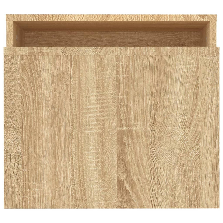 Salontafelset 00X48X40 Cm Spaanplaat Kleurig Sonoma eiken