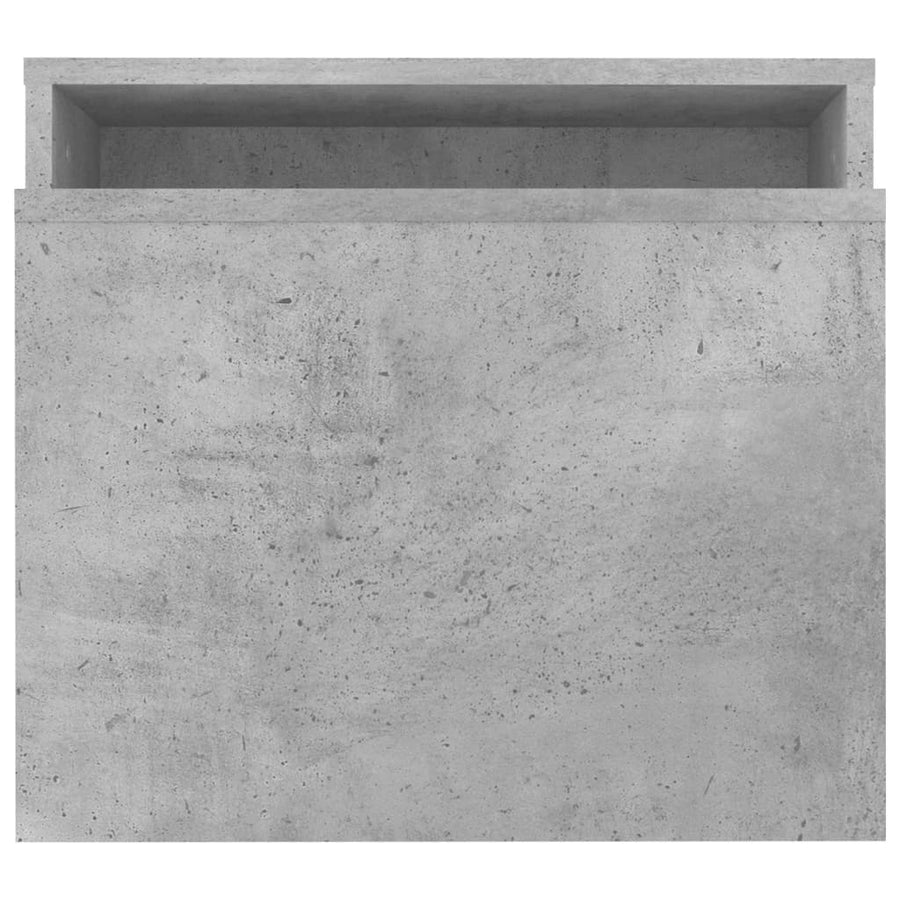 Salontafelset 100X48X40 Cm Bewerkt Hout Betongrijs