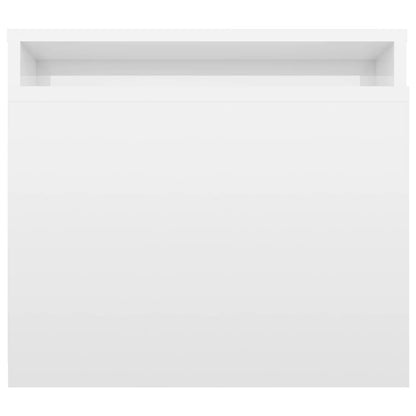 Salontafelset 00X48X40 Cm Spaanplaat Hoogglans wit