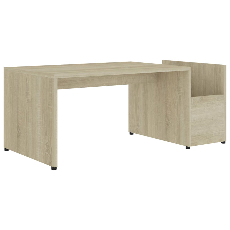 Salontafel 90X45X35 Cm Spaanplaat Sonoma Eikenkleurig 1