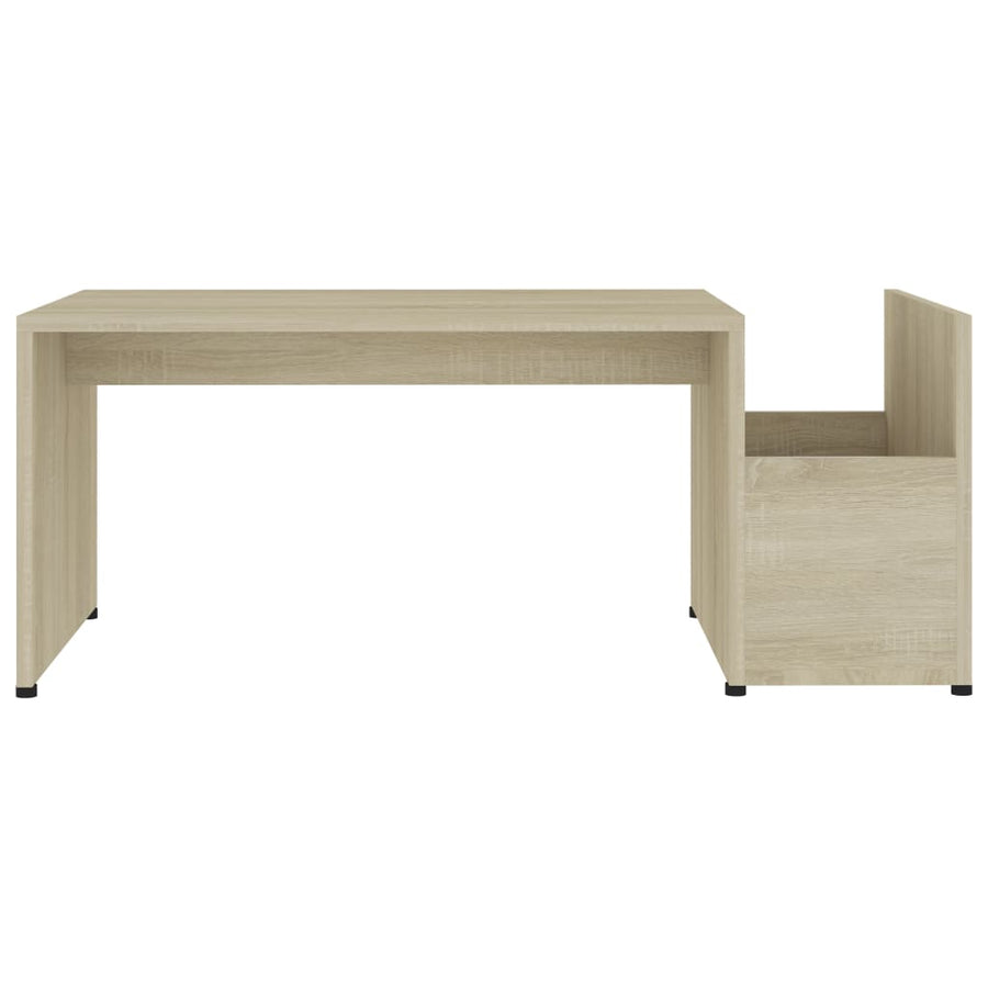 Salontafel 90X45X35 Cm Spaanplaat Sonoma Eikenkleurig 1