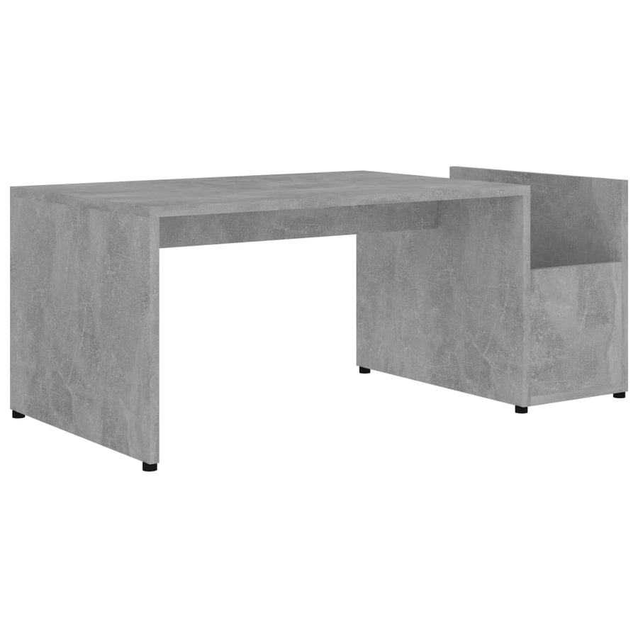 Salontafel 90X45X35 Cm Spaanplaat Betongrijs 1