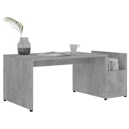 Salontafel 90X45X35 Cm Spaanplaat Betongrijs 1