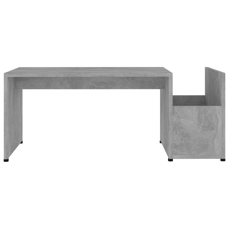 Salontafel 90X45X35 Cm Spaanplaat Betongrijs 1