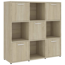 Boekenkast 90X30X90 Cm Spaanplaat Kleurig Sonoma eiken