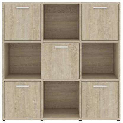 Boekenkast 90X30X90 Cm Spaanplaat Kleurig Sonoma eiken
