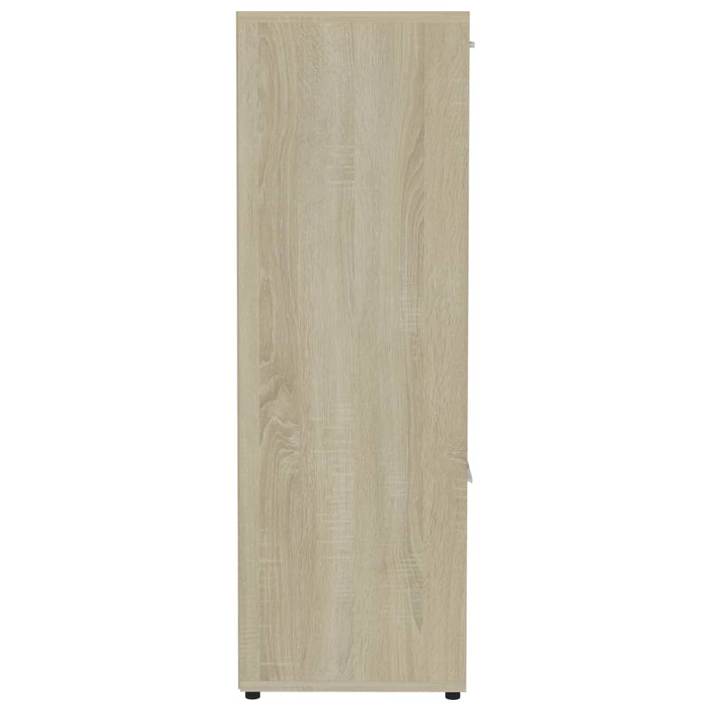 Boekenkast 90X30X90 Cm Spaanplaat Kleurig Sonoma eiken