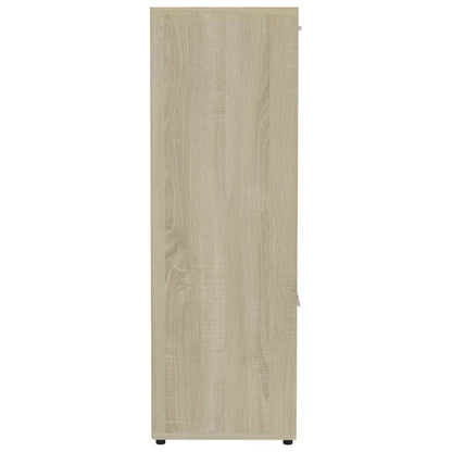 Boekenkast 90X30X90 Cm Spaanplaat Kleurig Sonoma eiken