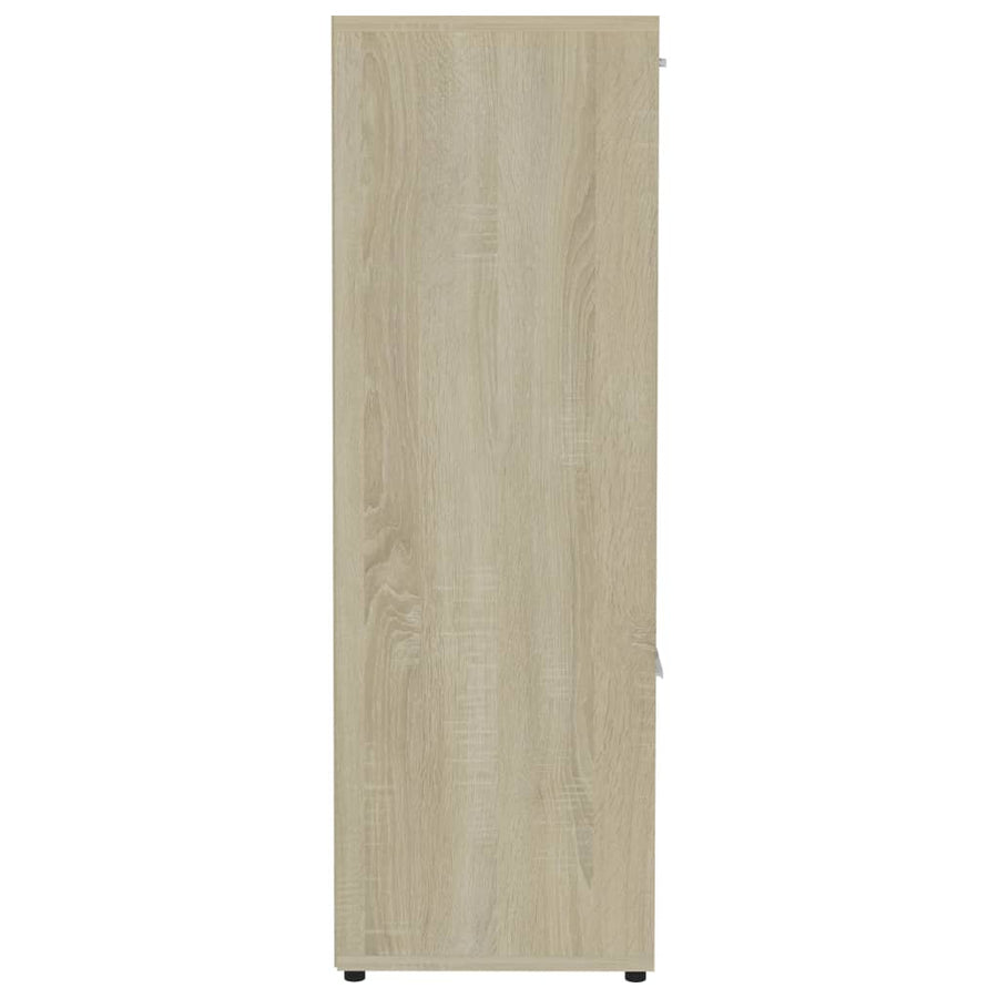 Boekenkast 90X30X90 Cm Spaanplaat Kleurig Sonoma eiken