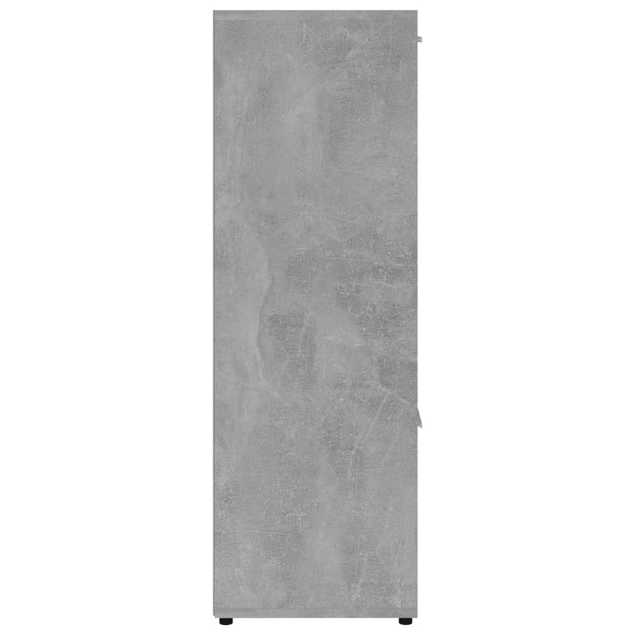 Boekenkast 90X30X90 Cm Spaanplaat Betongrijs