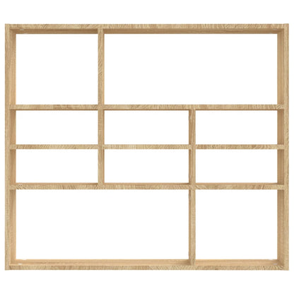 Wandschap 90x16x78 cm spaanplaat sonoma eikenkleurig Sonoma eiken