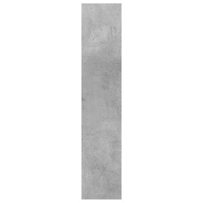 Wandschap 90x16x78 cm spaanplaat betongrijs Betongrijs