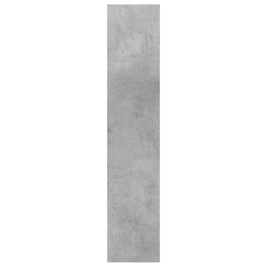 Wandschap 90x16x78 cm spaanplaat betongrijs Betongrijs