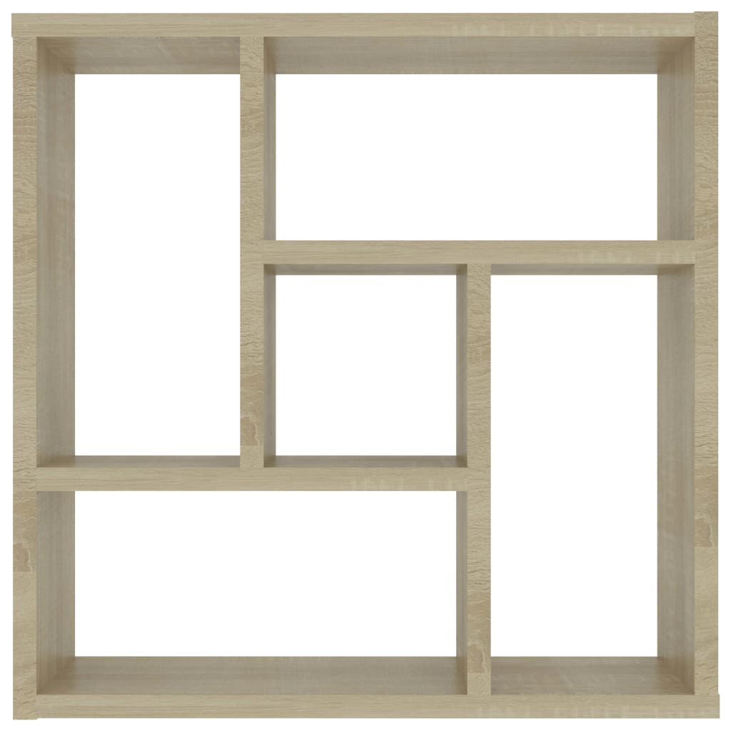 Wandschap 45,X6X45, Cm Spaanplaat Kleurig Sonoma eiken