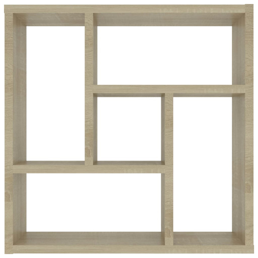 Wandschap 45,X6X45, Cm Spaanplaat Kleurig Sonoma eiken