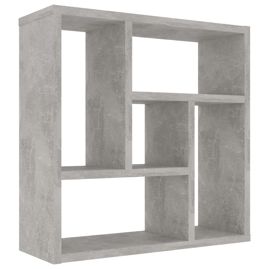 Wandschap 45,X6X45, Cm Spaanplaat Betongrijs