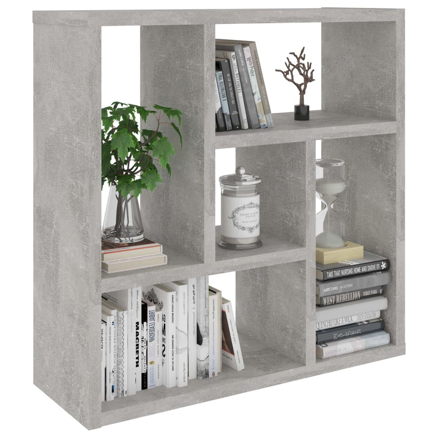 Wandschap 45,X6X45, Cm Spaanplaat Betongrijs