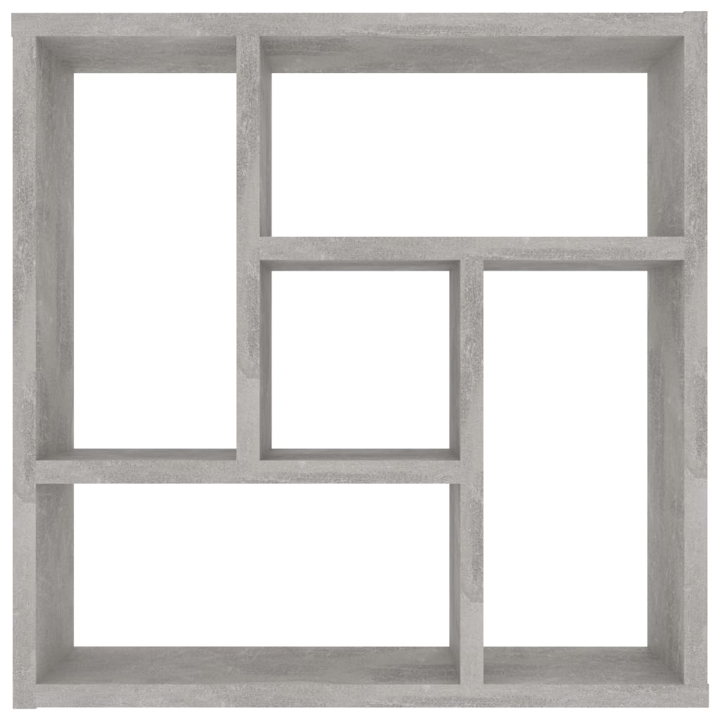 Wandschap 45,X6X45, Cm Spaanplaat Betongrijs