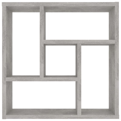 Wandschap 45,X6X45, Cm Spaanplaat Betongrijs