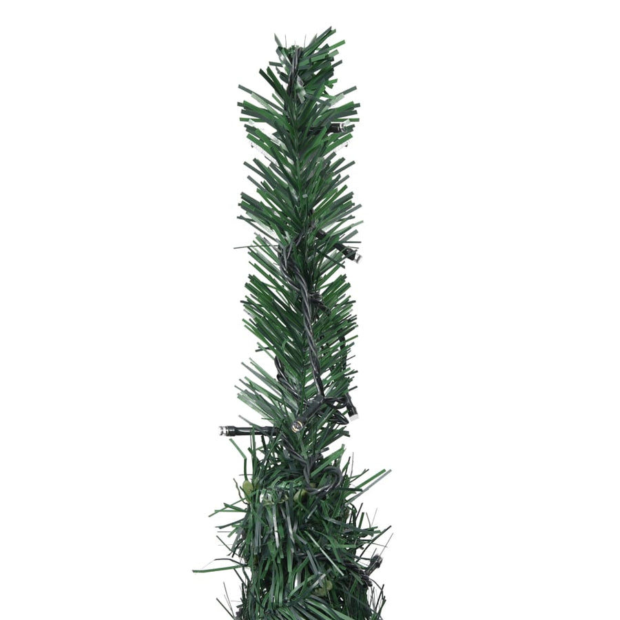Kunstkerstboom met verlichting pop-up 150 cm groen