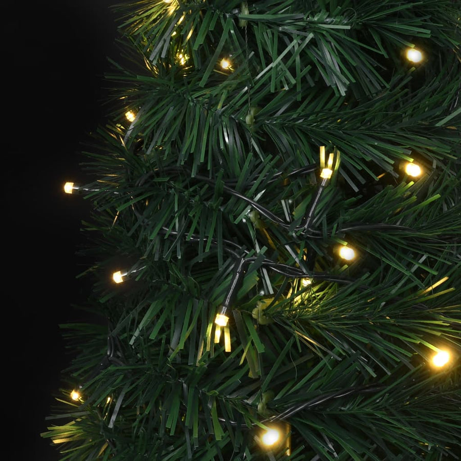 Kunstkerstboom met verlichting pop-up 150 cm groen