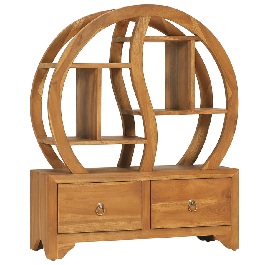 Kast Met Yin Yang Schap Massief Teakhout 68 x 26 x 83 cm