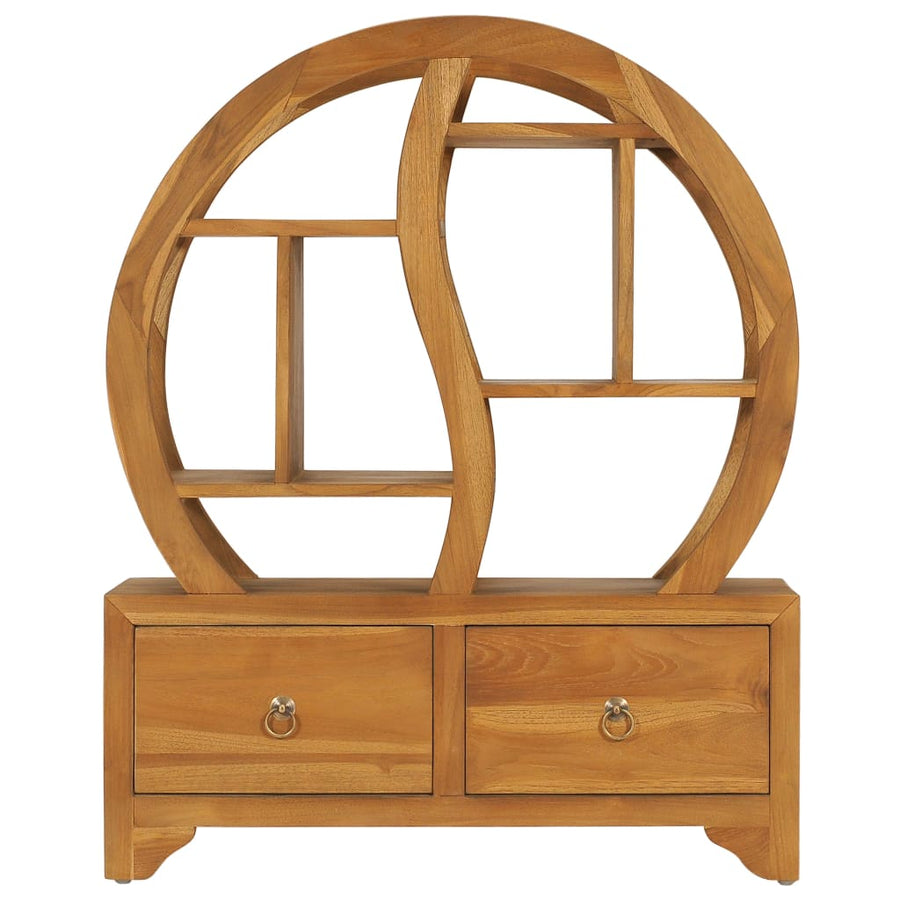 Kast Met Yin Yang Schap Massief Teakhout 68 x 26 x 83 cm