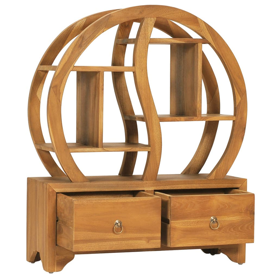 Kast Met Yin Yang Schap Massief Teakhout 68 x 26 x 83 cm