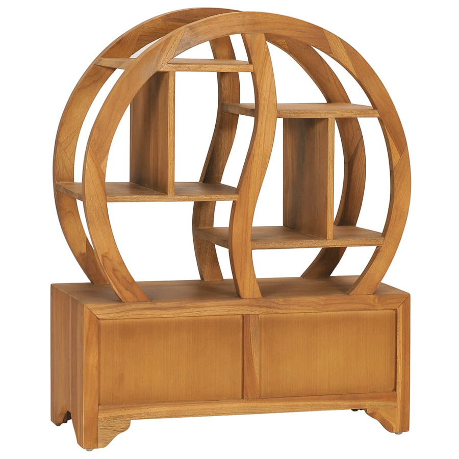Kast Met Yin Yang Schap Massief Teakhout 68 x 26 x 83 cm