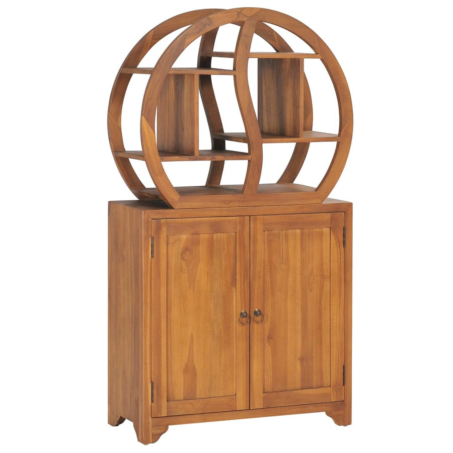 Kast Met Yin Yang Schap Massief Teakhout 70 x 30 x 130 cm