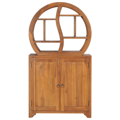 Kast Met Yin Yang Schap Massief Teakhout 70 x 30 x 130 cm