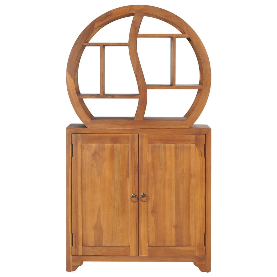 Kast Met Yin Yang Schap Massief Teakhout 70 x 30 x 130 cm