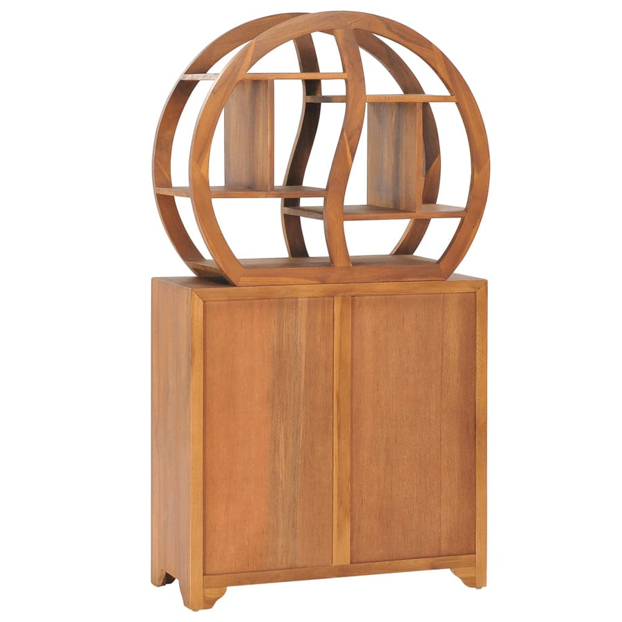 Kast Met Yin Yang Schap Massief Teakhout 70 x 30 x 130 cm