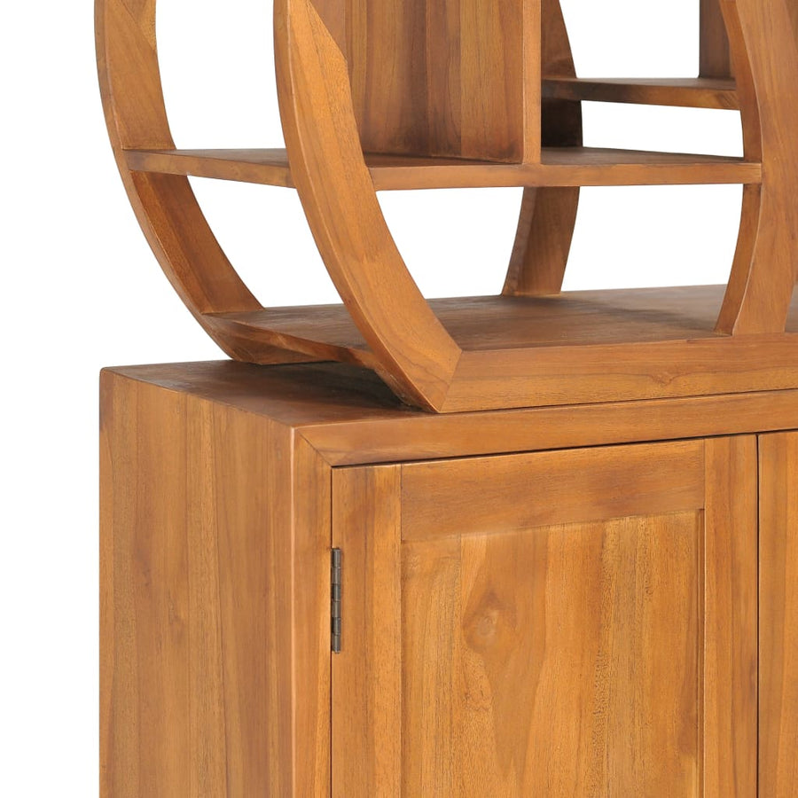 Kast Met Yin Yang Schap Massief Teakhout 70 x 30 x 130 cm