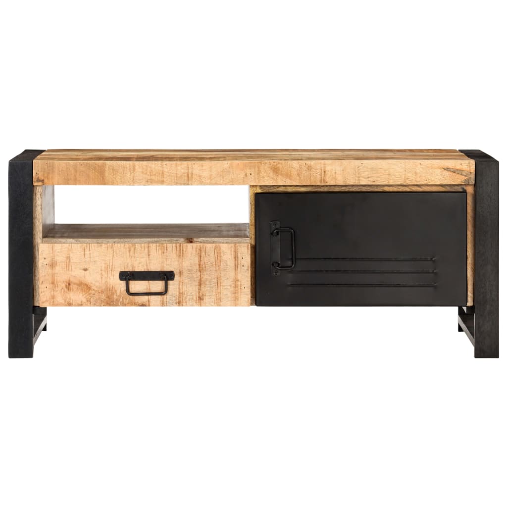 Salontafel 100X50X40 Cm Ruw Mangohout massief mangohout