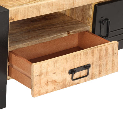 Salontafel 100X50X40 Cm Ruw Mangohout massief mangohout