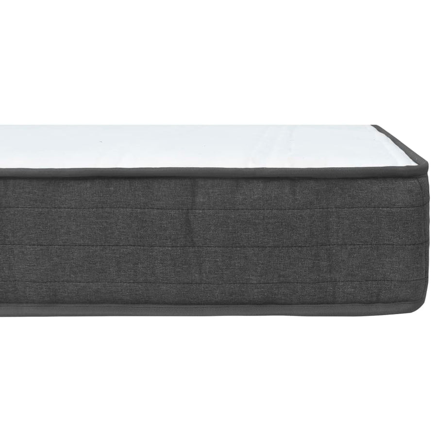 Boxspring Stof Donkergrijs 180 x 200 cm