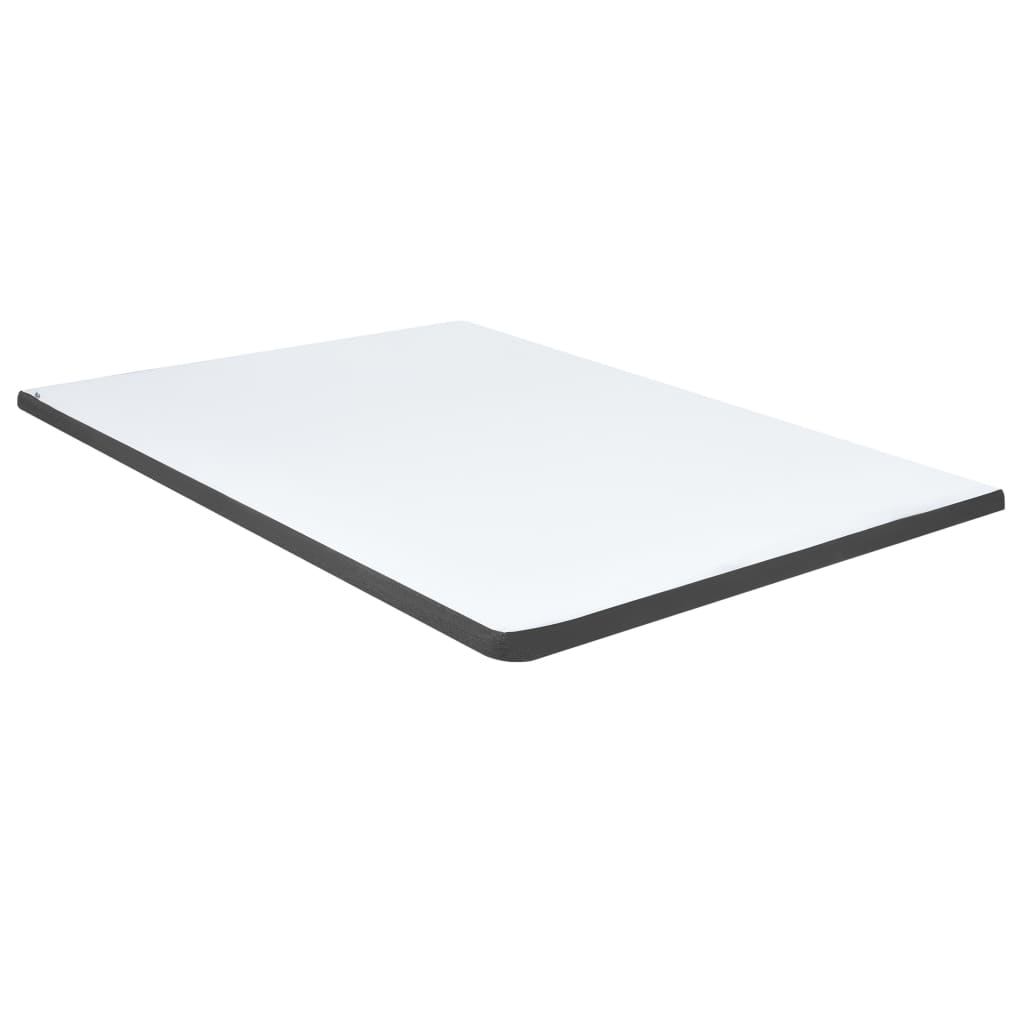 Boxspring Stof Donkergrijs 140 x 200 cm Gecapitonneerd hoofdeinde + 35,5 cm bedbodem