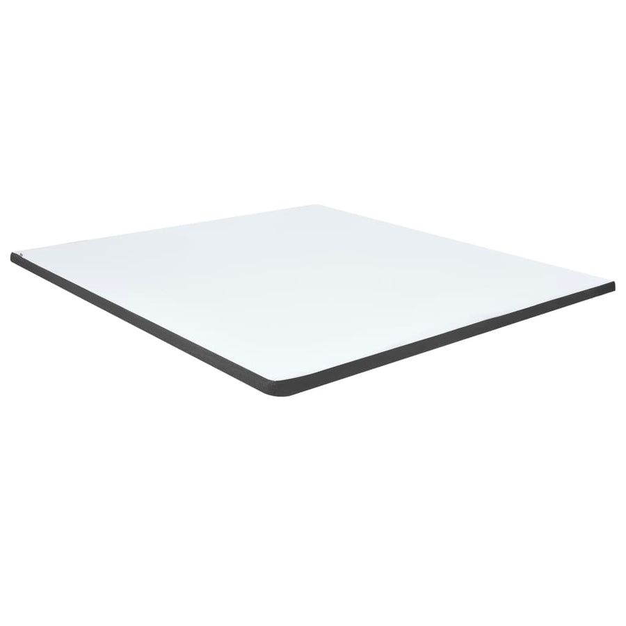 Boxspring Stof Donkergrijs 160 x 200 cm Gecapitonneerd hoofdeinde + 35,5 cm bedbodem