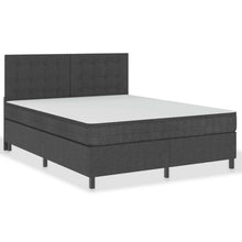 Boxspring Stof Donkergrijs 180 x 200 cm