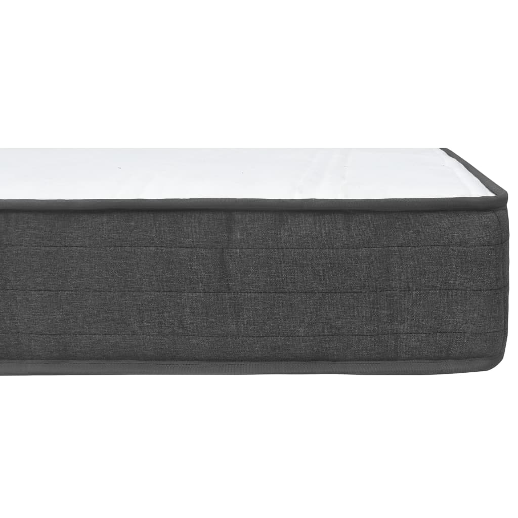 Boxspring Stof Donkergrijs 180 x 200 cm